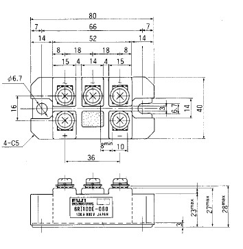 6RI100E-080 dimensions