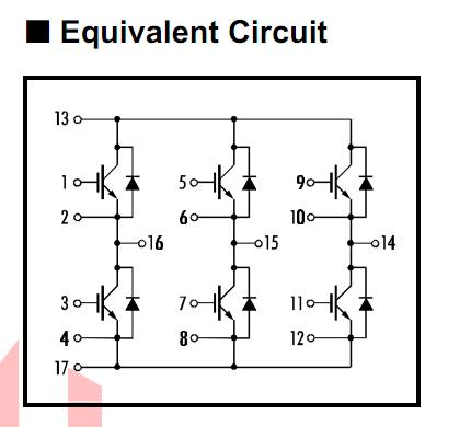 6MBI35UF-120 block diagram