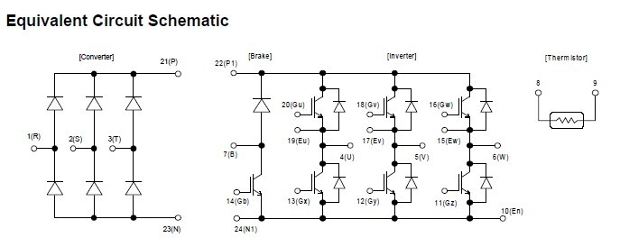 7MBR10SA120 block diagram