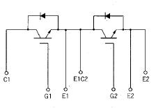 2MBI50L-060 equilavelent circuit schematic