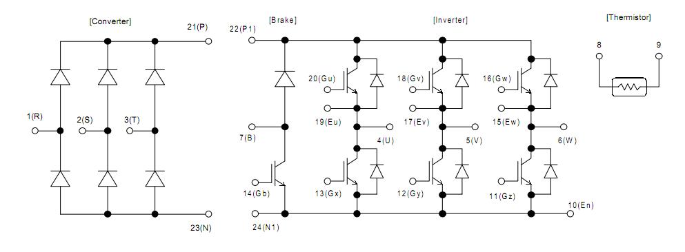 7MBR10KA060 block diagram