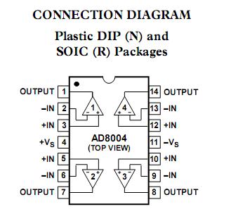 ad8004an Connection Diagram