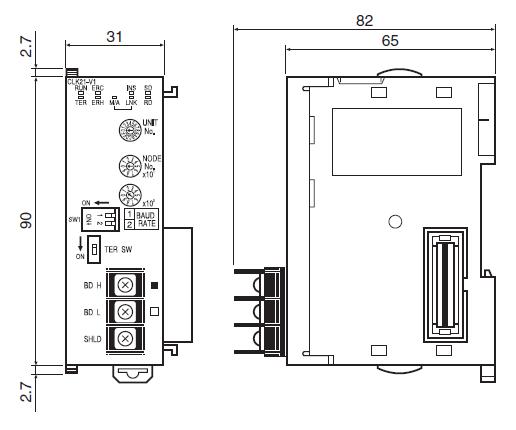 CJ1W-V680C11 block diagram