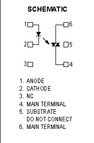 MOC3022 pin connection