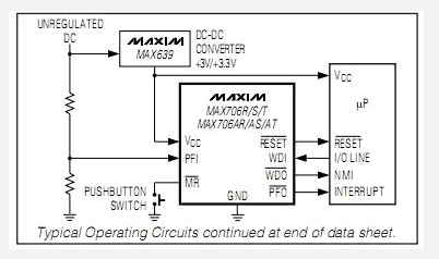 MAX706CSA+T block diagram