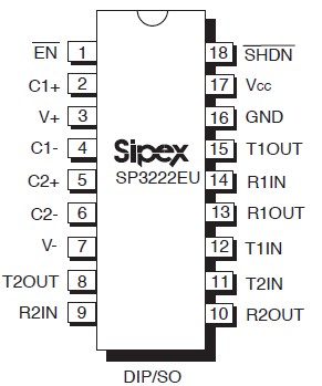 SP3222ECY-L/TR circuit diagram