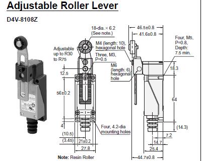 D4V-8108SZ package dimensions