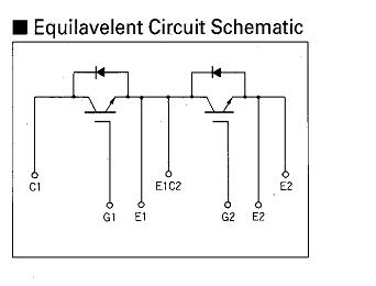 2MBI50L-120 Equivalent Circuit