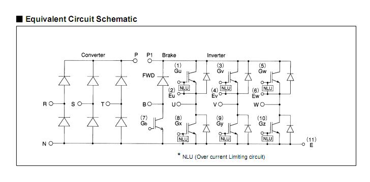 7MBR30NE060 Equivalent Circuit