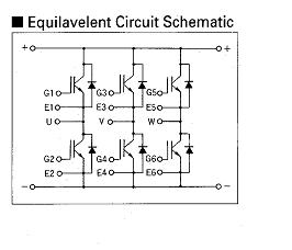 6MBI50L-060 Equivalent Circuit