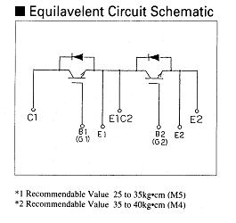 2mbi300lb-060 Equivalent Circuit