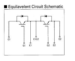 2mbi300l-060  Equivalent Circuit