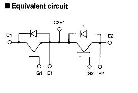 2MBI200PB-140 Equivalent Circuit