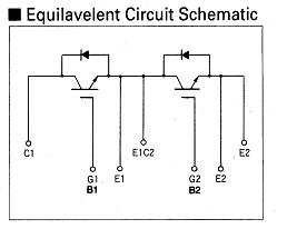 2MBI400L-060 Equivalent Circuit