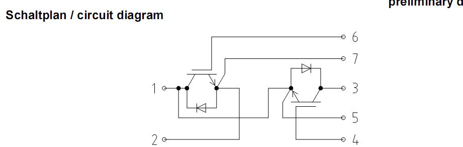 FF300R06KE3 Circuit Diagram