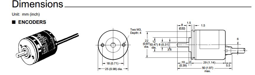 E6A2-CS3E dimension figure