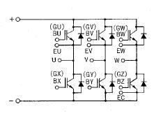 6MBI10L-060 equilavelent circuit schematic