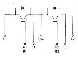 2MBI200L-120 equilavelent circuit schematic