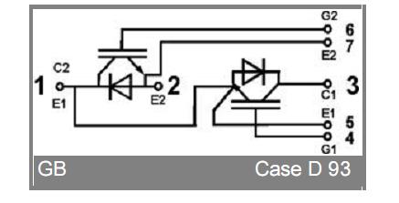 skm195gb124dn circuit