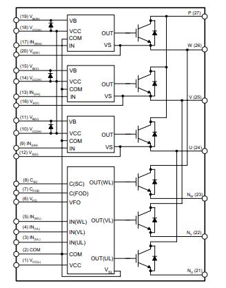 FSBB20CH60C pin connection