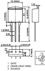 2SK2789 package dimensions