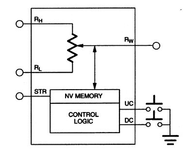 DS1809U-100+ block diagram