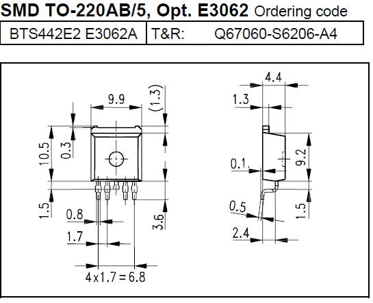 BTS442E2E block diagram