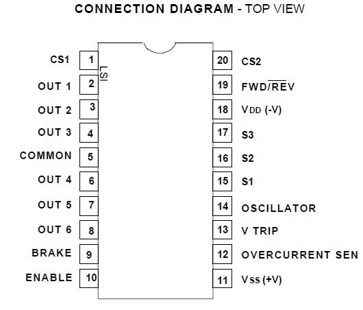 LS7262 block diagram