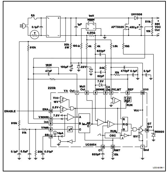 UC3854N block diagram