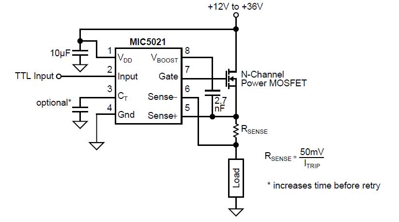 MIC5021BN block diagram