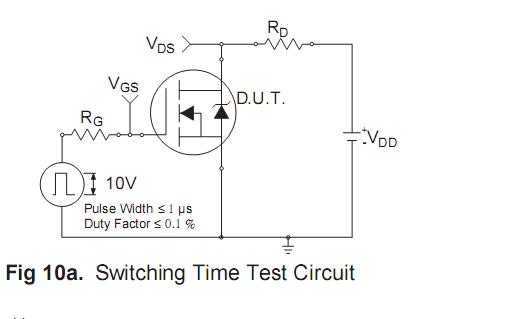 IRFP2907 Test Circuit