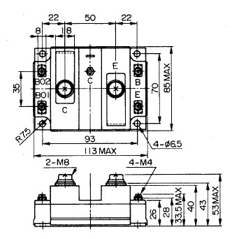 1DI400A-120 block diagram