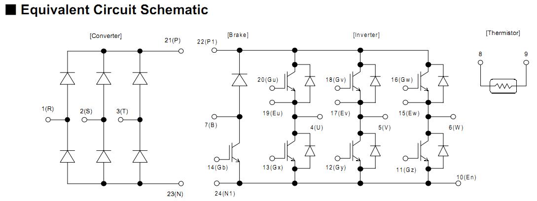 7MBR75SB060B block diagram