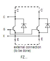 FZ1200R12KE3 block diagram