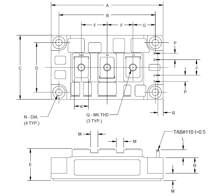 CM400DY-12HE block diagram