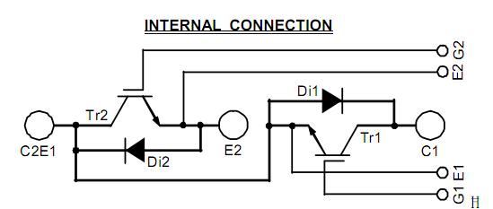 CM600YE2N-12F block diagram