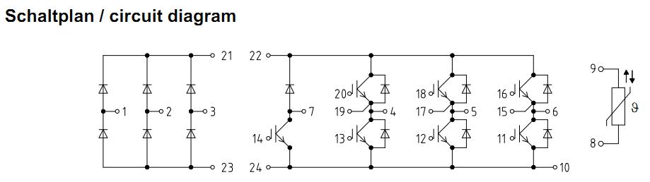 FP50R12KT3 block diagram