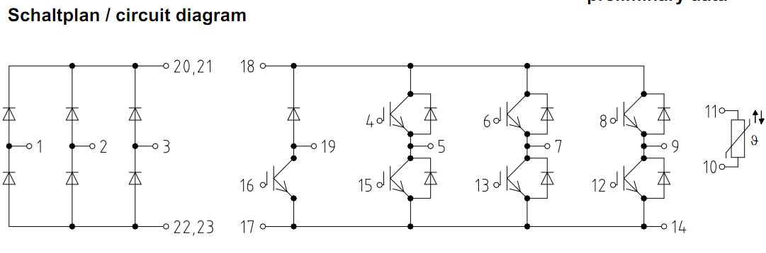 FP50R12KT4 block diagram