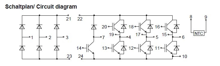 BSM35GP120 block diagram