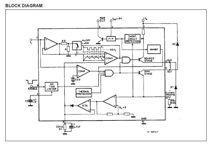 L294 pin connection