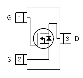 IRLML2502TRPBF pin connection