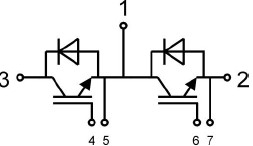 SKM300GB066D block diagram