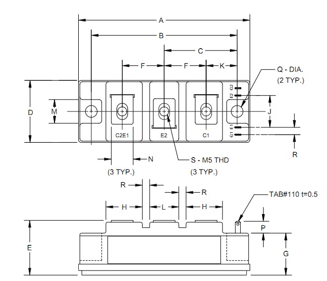 CM100DY-12E block diagram