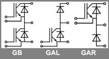 SKM200GAR125D block diagram