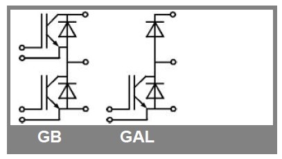 SKM195GAL124DN block diagram