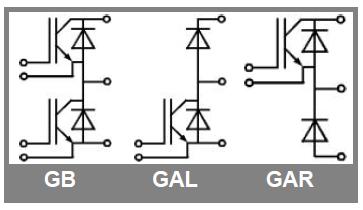 SKM100GAL173D block diagram