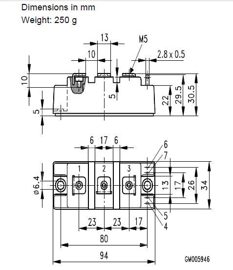 BSM50GB120DN2 block diagram