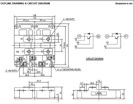 CM400DY-66H block diagram