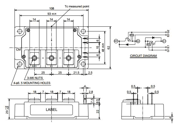 CM150TU-12E block diagram