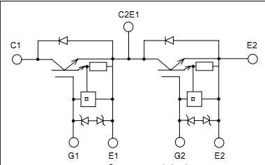 2MBI100N-120 block diagram